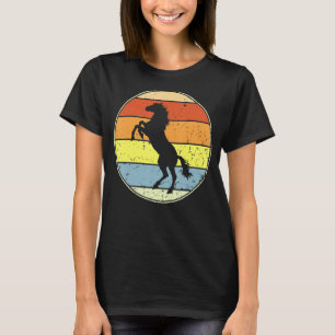 Boerderij van de paarden van de Retro-paardenstaa T-shirt