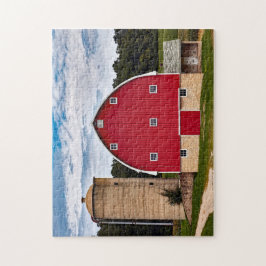 Boerderij van de Rode Barn Legpuzzel