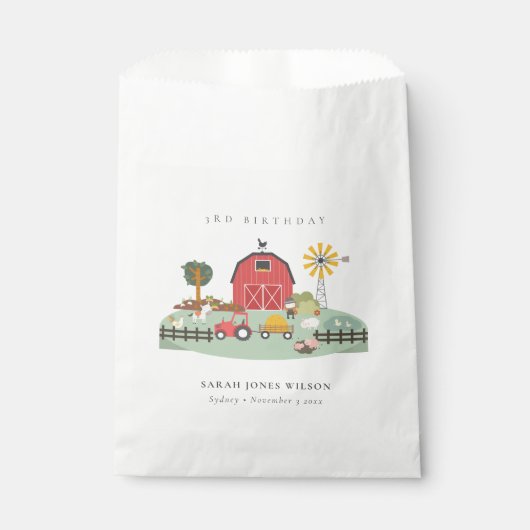 Boerderij van de Roodbarakkerij Bedankzakje (Voorkant)