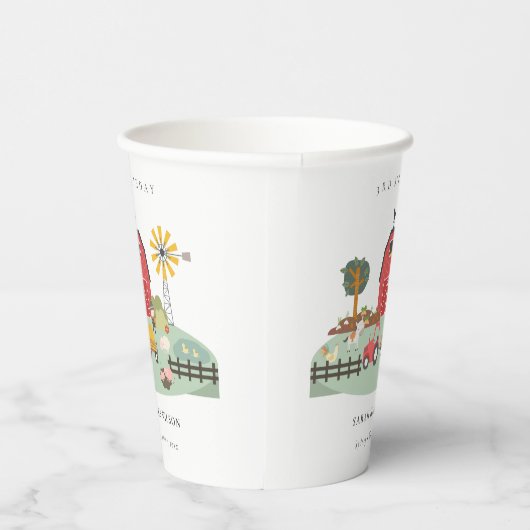 Boerderij van de Roodbarakkerij Papieren Bekers (Rechts)