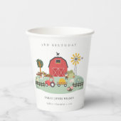 Boerderij van de Roodbarakkerij Papieren Bekers (Voorkant)