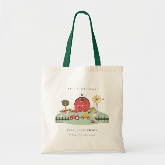Boerderij van de Roodbarakkerij Tote Bag (Voorkant)