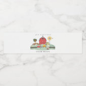 Boerderij van de Roodbarakkerij Waterfles Etiket (Enkel label)