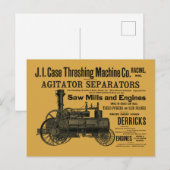 Boerderij van de  stoomtractie 1889 briefkaart (Voorkant / Achterkant)