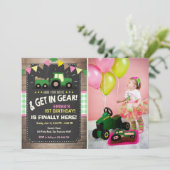 Boerderij van de verjaardagsfeestdag van de trekke kaart (Staand voorkant)