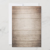 Boerderij van de verjaardagsuitnodiging van de tre kaart (Achterkant)