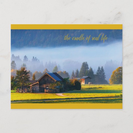 Boerderij van de vrede briefkaart (Voorkant)