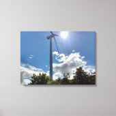 Boerderij van de wind in de zon canvas afdruk (Voorkant)