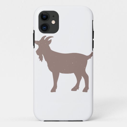 Boerderij van geiten, silhouet Case-Mate iPhone case (Achterkant)