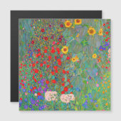 Boerderij van Gustav Klimt met zonnebloemen (Voorkant / Achterkant)
