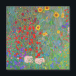 Boerderij van Gustav Klimt met zonnebloemen<br><div class="desc">Boerderij van Gustav Klimt met zonnebloemen</div>