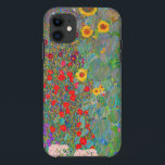 Boerderij van Gustav Klimt met zonnebloemen Case-Mate iPhone Case<br><div class="desc">Gustav Klimt's Boerderij Garden met zonnebloemen iPhone 11 Hoesje .</div>