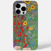 Boerderij van Gustav Klimt met zonnebloemen Case-Mate iPhone Case (Achterkant)