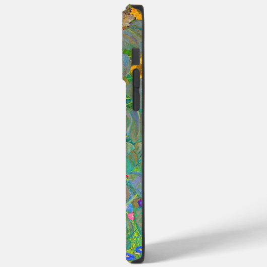 Boerderij van Gustav Klimt met zonnebloemen Case-Mate iPhone Case (Achterkant / Links)