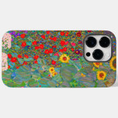 Boerderij van Gustav Klimt met zonnebloemen Case-Mate iPhone Case (Achterkant (horizontaal))