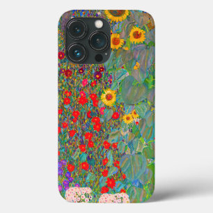 Boerderij van Gustav Klimt met zonnebloemen Case-Mate iPhone Case