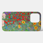 Boerderij van Gustav Klimt met zonnebloemen Case-Mate iPhone Case (Achterkant (horizontaal))