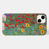 Boerderij van Gustav Klimt met zonnebloemen Case-Mate iPhone Case (Achterkant (horizontaal))