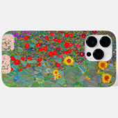 Boerderij van Gustav Klimt met zonnebloemen Case-Mate iPhone Case (Achterkant (horizontaal))