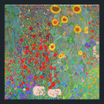 Boerderij van Gustav Klimt met zonnebloemen Foto Afdruk<br><div class="desc">Gustav Klimt's Boerderij tuin met zonnebloemen Foto afdrukken.</div>