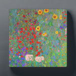 Boerderij van Gustav Klimt met zonnebloemen Fotoplaat<br><div class="desc">Het Boerderij van Gustav Klimt Tuin met zonnebloemplak .</div>