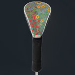 Boerderij van Gustav Klimt met zonnebloemen Golfheadcover<br><div class="desc">Gustav Klimt's Boerderij tuin met zonnebloemen Golf Head Hoesje.</div>