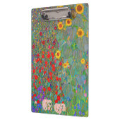 Boerderij van Gustav Klimt met zonnebloemen Klembord (Links)