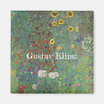 Boerderij van Gustav Klimt met zonnebloemen