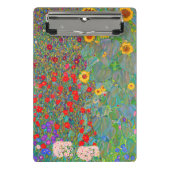Boerderij van Gustav Klimt met zonnebloemen Mini Klembord (Voorkant)