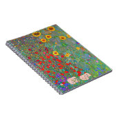 Boerderij van Gustav Klimt met zonnebloemen Notitieboek (Rechterzijde)