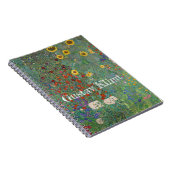 Boerderij van Gustav Klimt met zonnebloemen Notitieboek (Rechterzijde)