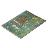 Boerderij van Gustav Klimt met zonnebloemen Notitieboek (Linkerzijde)