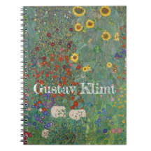 Boerderij van Gustav Klimt met zonnebloemen