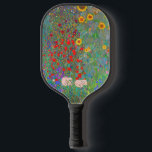 Boerderij van Gustav Klimt met zonnebloemen Pickleball Paddle<br><div class="desc">Gustav Klimt's Boerderij tuin met zonnebloemen Pickleball Paddle.</div>