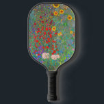 Boerderij van Gustav Klimt met zonnebloemen Pickleball Paddle<br><div class="desc">Gustav Klimt's Boerderij tuin met zonnebloemen Pickleball Paddle.</div>