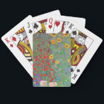Boerderij van Gustav Klimt met zonnebloemen Pokerkaarten<br><div class="desc">Gustav Klimt's Boerderij tuin met zonnebloemen die kaarten spelen.</div>