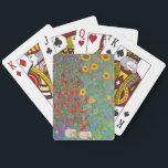 Boerderij van Gustav Klimt met zonnebloemen Pokerkaarten<br><div class="desc">De Boerderij tuin van Gustav Klimt met zonnebloemen die kaarten spelen .</div>