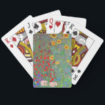 Boerderij van Gustav Klimt met zonnebloemen Pokerkaarten<br><div class="desc">De Boerderij tuin van Gustav Klimt met zonnebloemen die kaarten spelen .</div>