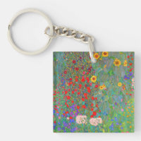 Boerderij van Gustav Klimt met zonnebloemen
