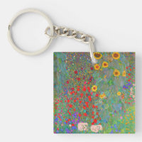 Boerderij van Gustav Klimt met zonnebloemen