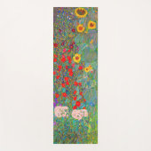 Boerderij van Gustav Klimt met zonnebloemen Yogamat (Voorkant)