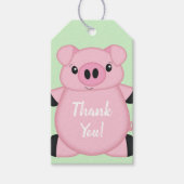 Boerderij van het Baby shower van varkens Cadeaulabel (Voorkant)