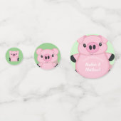 Boerderij van het Baby shower van varkens Confetti (Voorkanten)