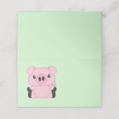 Boerderij van het Baby shower van varkens Plaatskaartje (Buitenkant ongevouwen)