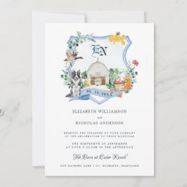 Boerderij van het Oostenrijkse land | Barn Wedding Kaart