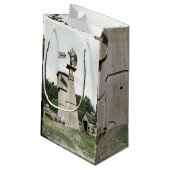 Boerderij van het platteland van 1890 Colorsplash  Klein Cadeauzakje (Achterkant Gekanteld)