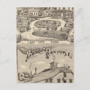 Boerderij van het Uitzicht in Zuid-Burlington Briefkaart