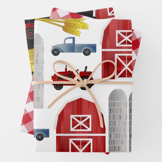 Boerderij van het Verenigd Koninkrijk Inpakpapier Vel (In situ)