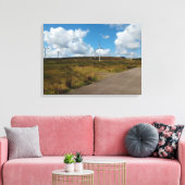 Boerderij van Hill Top Wind Canvas Afdruk (Insitu (Woonkamer))