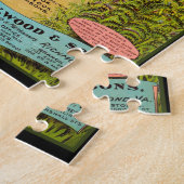 Boerderij van hout en tuinzaaigoed Catalog Puzzle Legpuzzel (Zijkant)